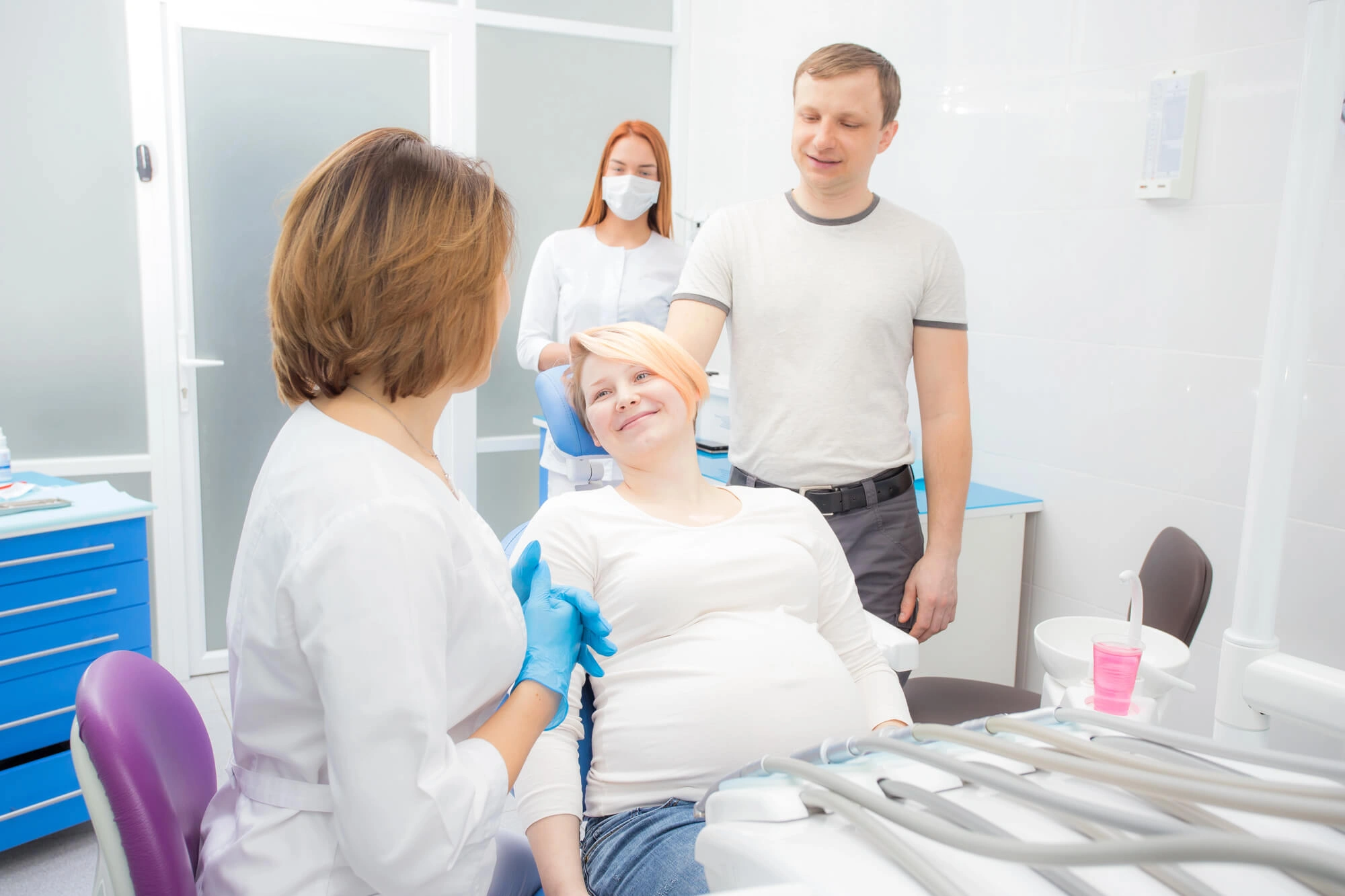 Pregnant woman family orthodontics columbia sc