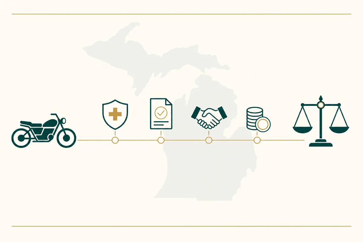 Motorcycle Accident Settlements in Michigan: What Riders Need to Know