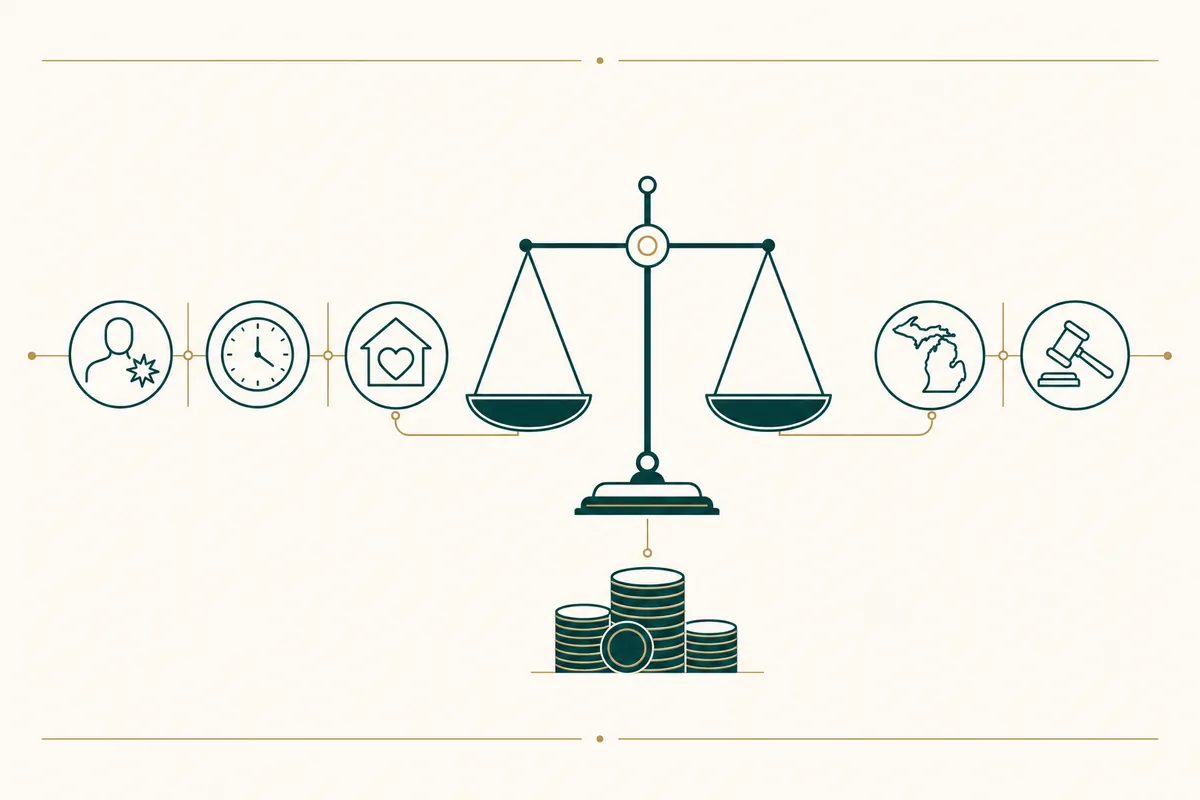 How Are Pain and Suffering Damages Calculated in Michigan?
