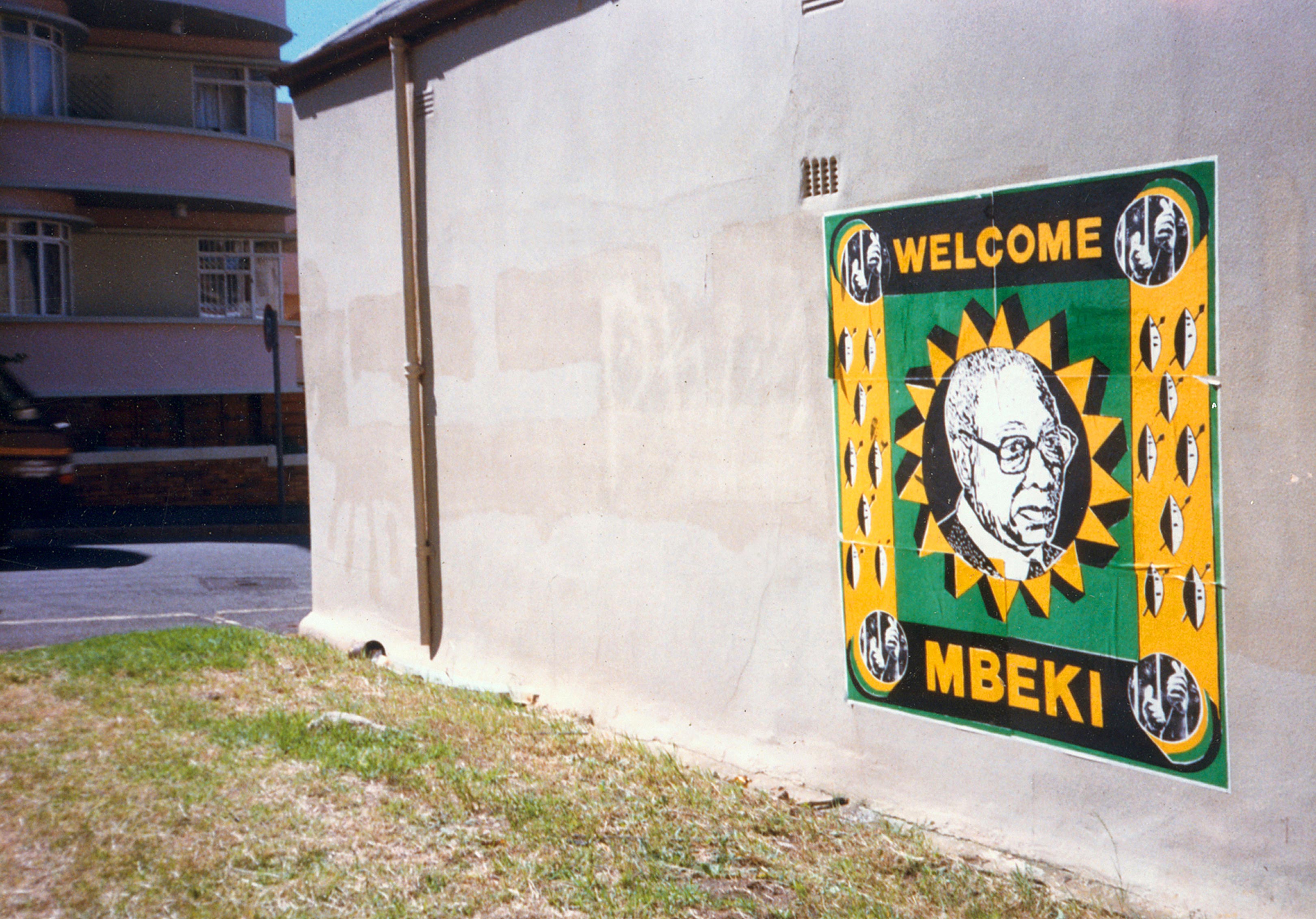 Welcome Mbeki Poster, Cape Town, 1987