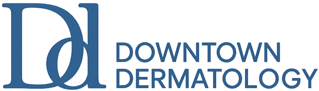 Downtown Dermatology brand logo. 