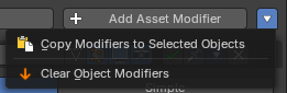 Copy Modifiers to selected Objects