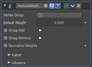 Vertex Weight Edit