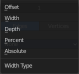 Width Type