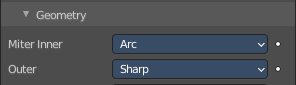 Miter Shape