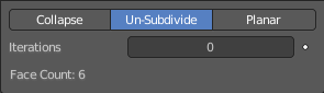 Un-Subdivide