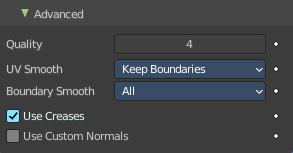 Advanced Subpanel