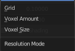Resolution Mode