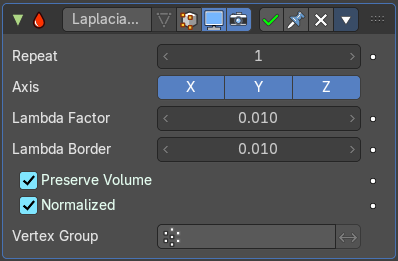 Smooth Laplacian