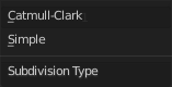 Subdivision Type