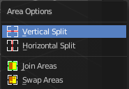 Area Options