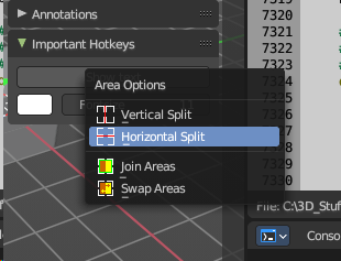 Horizontal Split