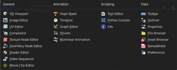 The editor types