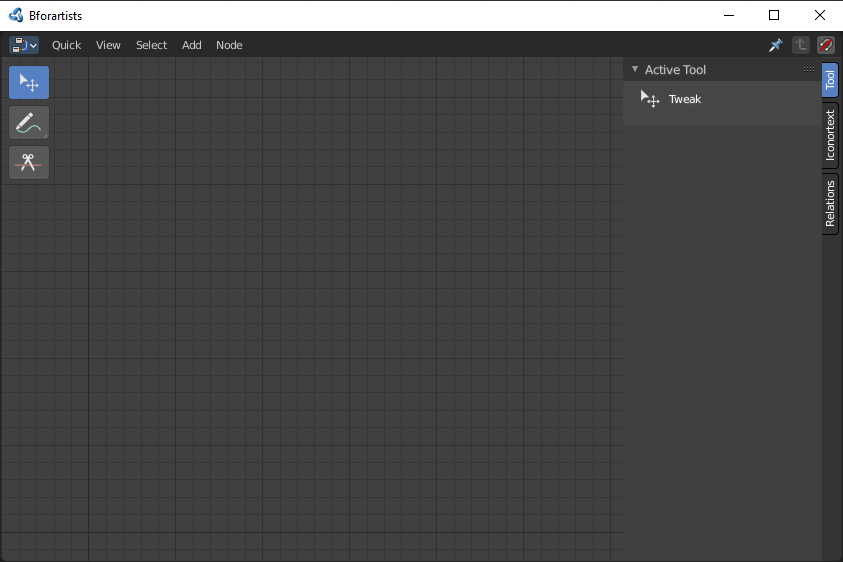 The editor types