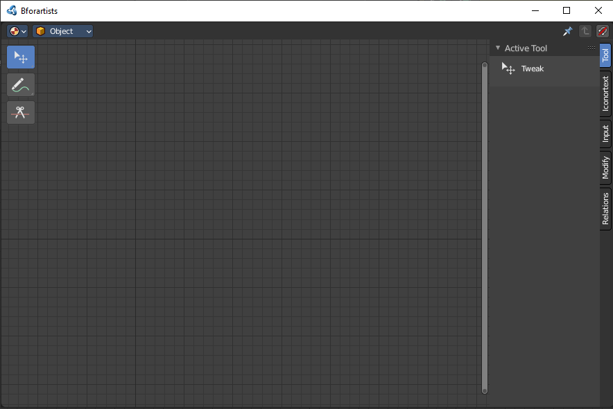 The editor types