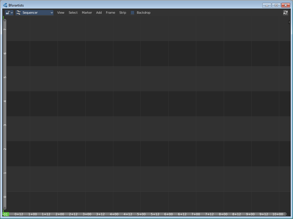 The editor types
