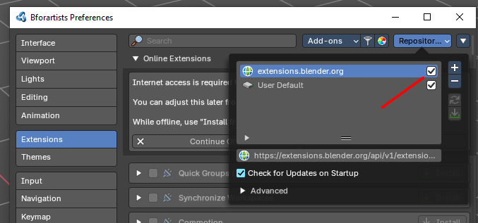 Extension Updates