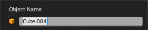 Rename active Item / Object