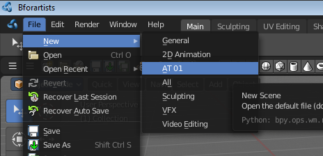 How to create an application template