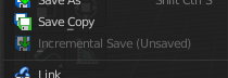 Incremental Save