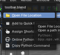 Recent Context Menu - Open File Location