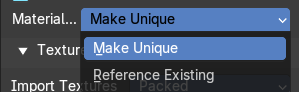 Material Name Collision