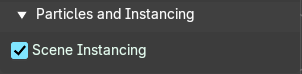 Particles and Instancing