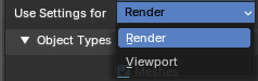 User Settings for