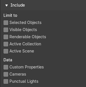 Include