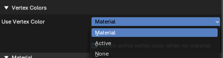 Use Vertex Color