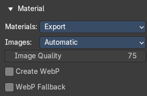 Material sub panel