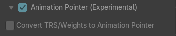 Animation Pointer !experimental! sub panel