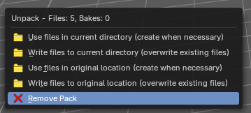 Unpack Resources