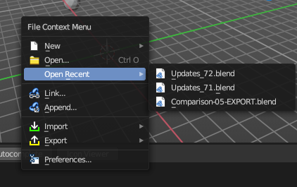 File Menu - F4