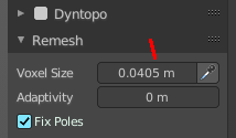 Edit Voxel Size