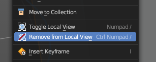 Toggle Local View