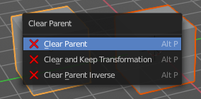 Clear Parent