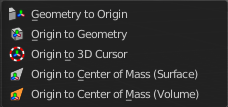 Set Origin