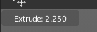 Adjust Extrusion