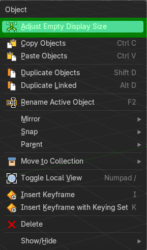 Empty + Image object