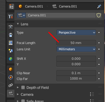 Adjust Focal Length