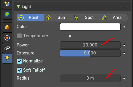 Adjust Light Power