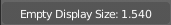 Adjust Empty Display Size