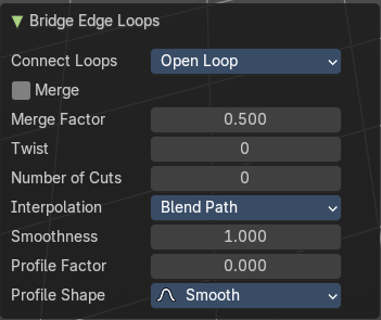 Last Operator Bridge Edge loops