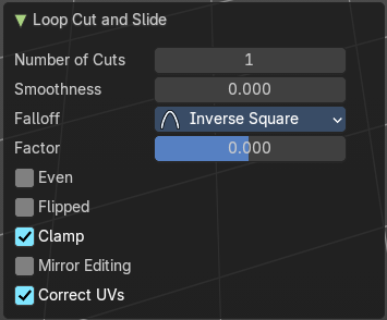 Last Operator Loop Cut and Slide