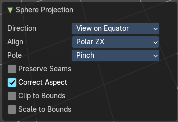 Last Operator Sphere Projection