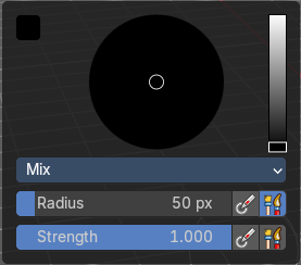 Brushes context menus