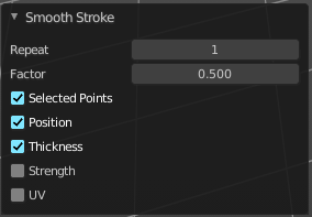Last Operator Smooth Stroke