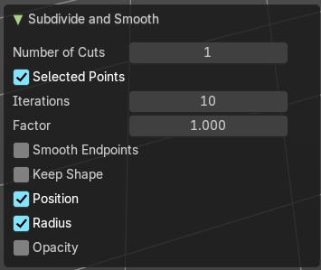 Last Operator Subdivide and Smooth