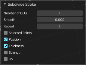 Last Operator Subdivide